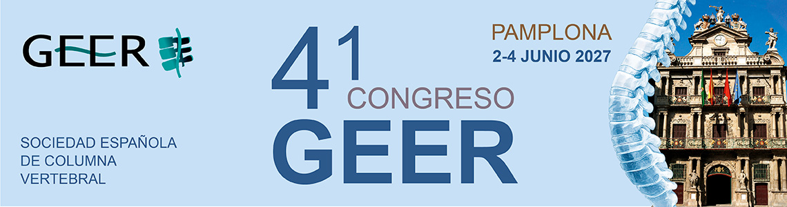 41 Congreso Nacional de la Sociedad Espa&ntilde;ola de Columna Vertebral. <br />Pamplona 2 al 4 de junio de 2027
